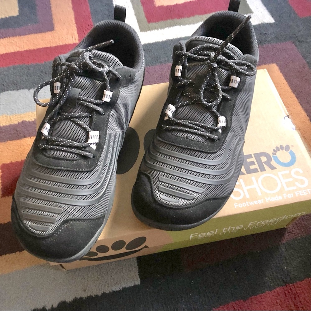 XERO 360 Barefoot Shoes Asphalt Black Size 9.5 Women’s